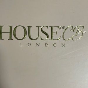 House of CB shiny black dress